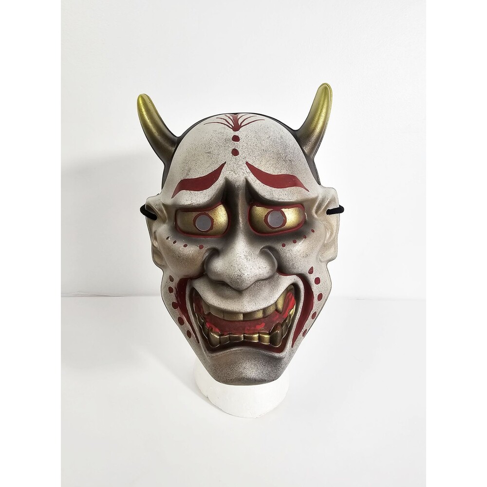 Plastic Japanese Demon Mask Replica Custom Painted By Film Prop House